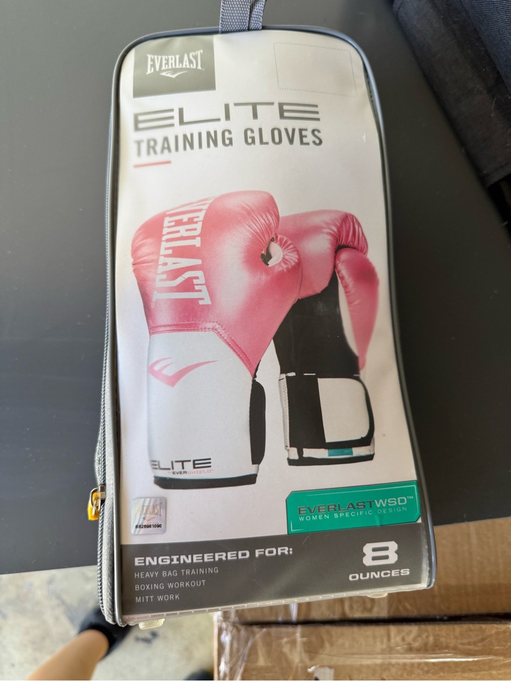 Everlast Pink Elite Training Gloves with Carry Case